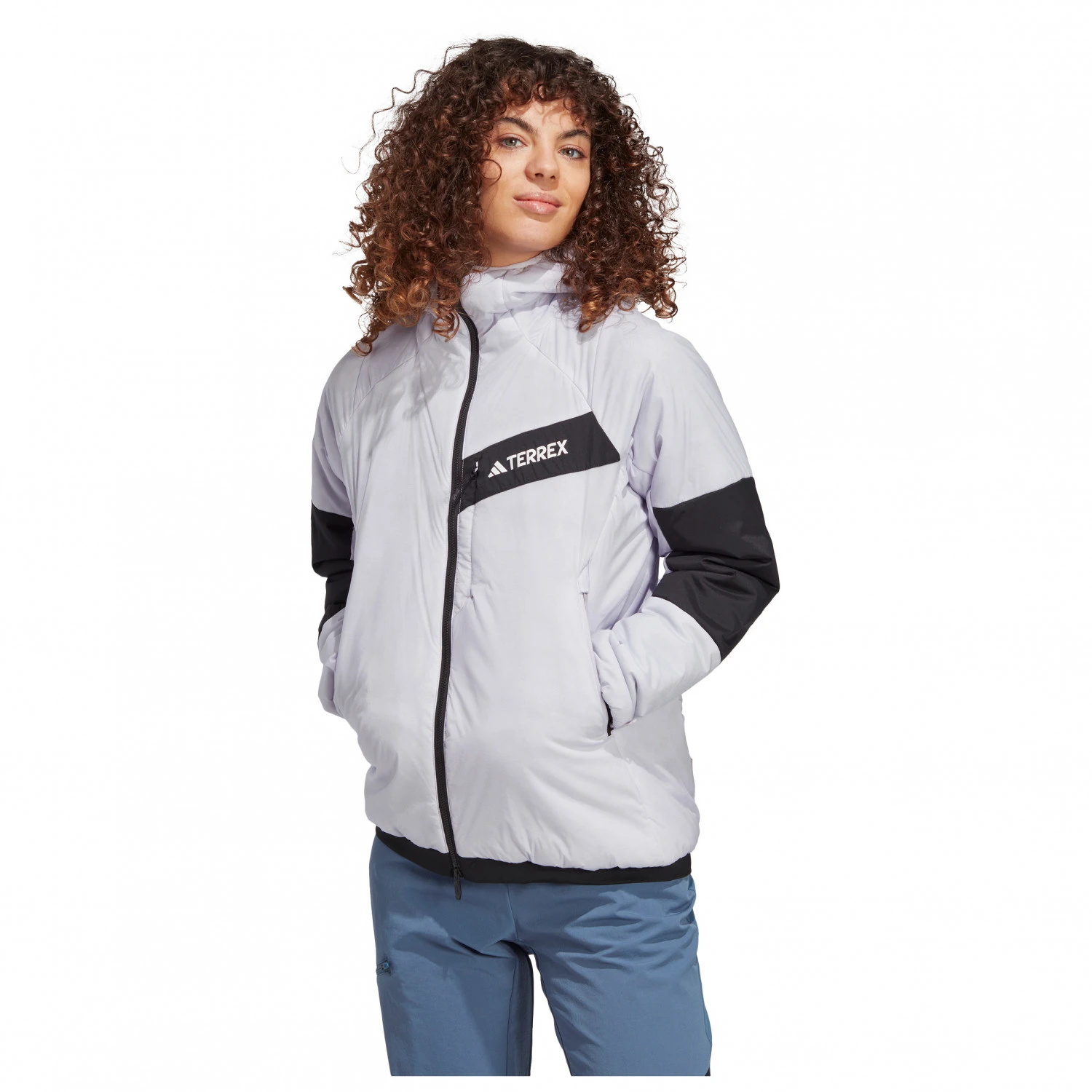 Adidas TERREX Women's Terrex Techrock Prima Hooded Jacket - Synthetic Jacket - Image 2