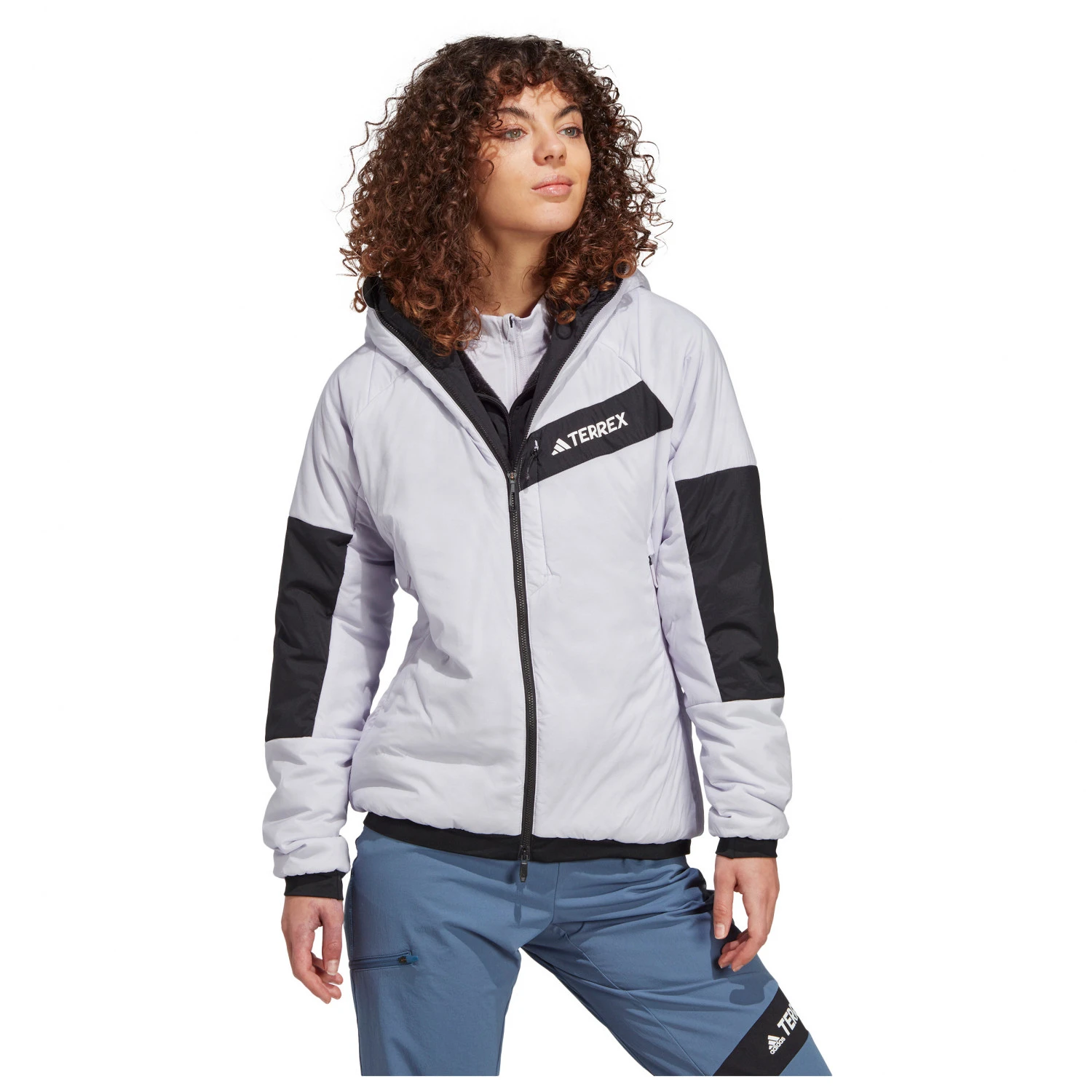 Adidas TERREX Women's Terrex Techrock Prima Hooded Jacket - Synthetic Jacket - Image 4