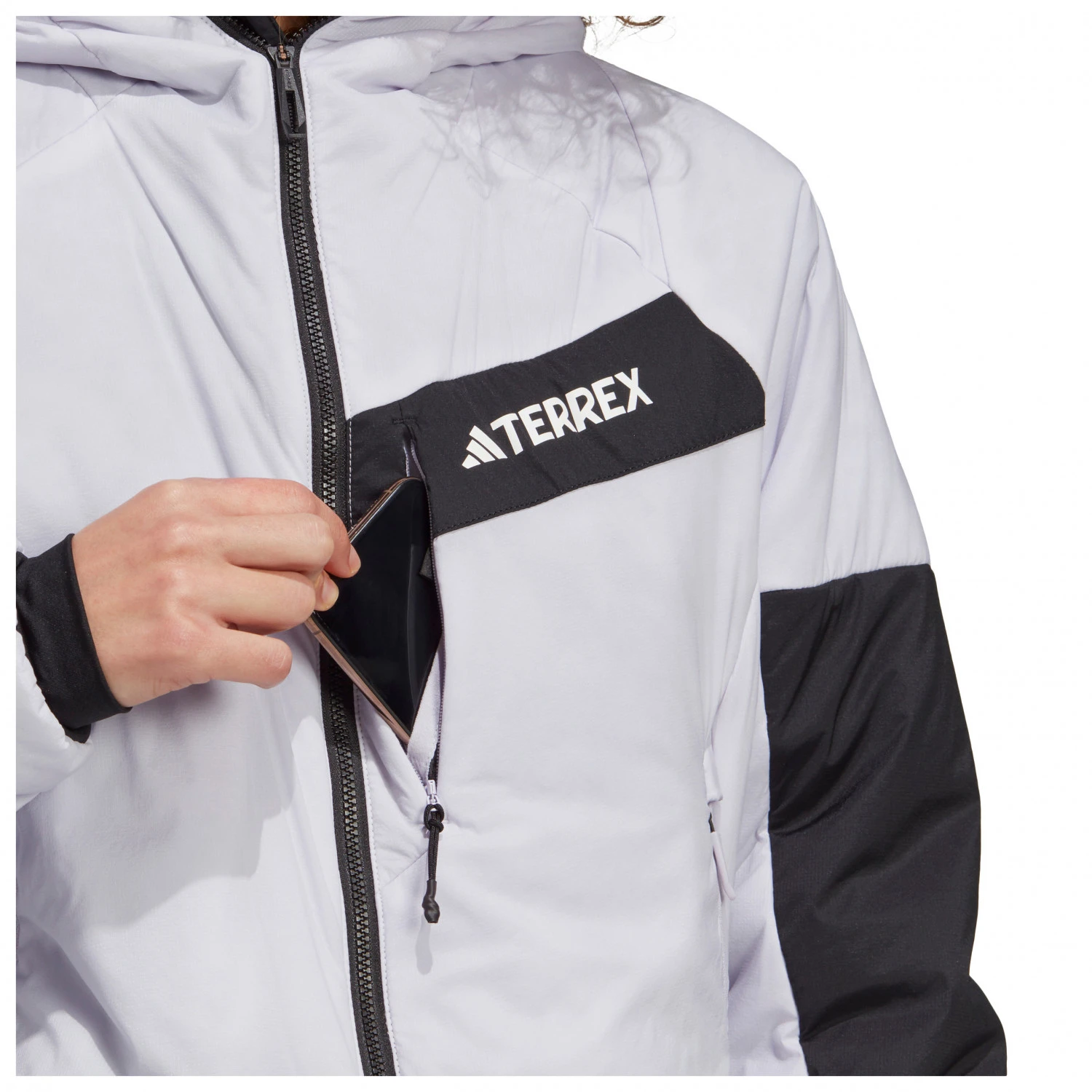 Adidas TERREX Women's Terrex Techrock Prima Hooded Jacket - Synthetic Jacket - Image 6