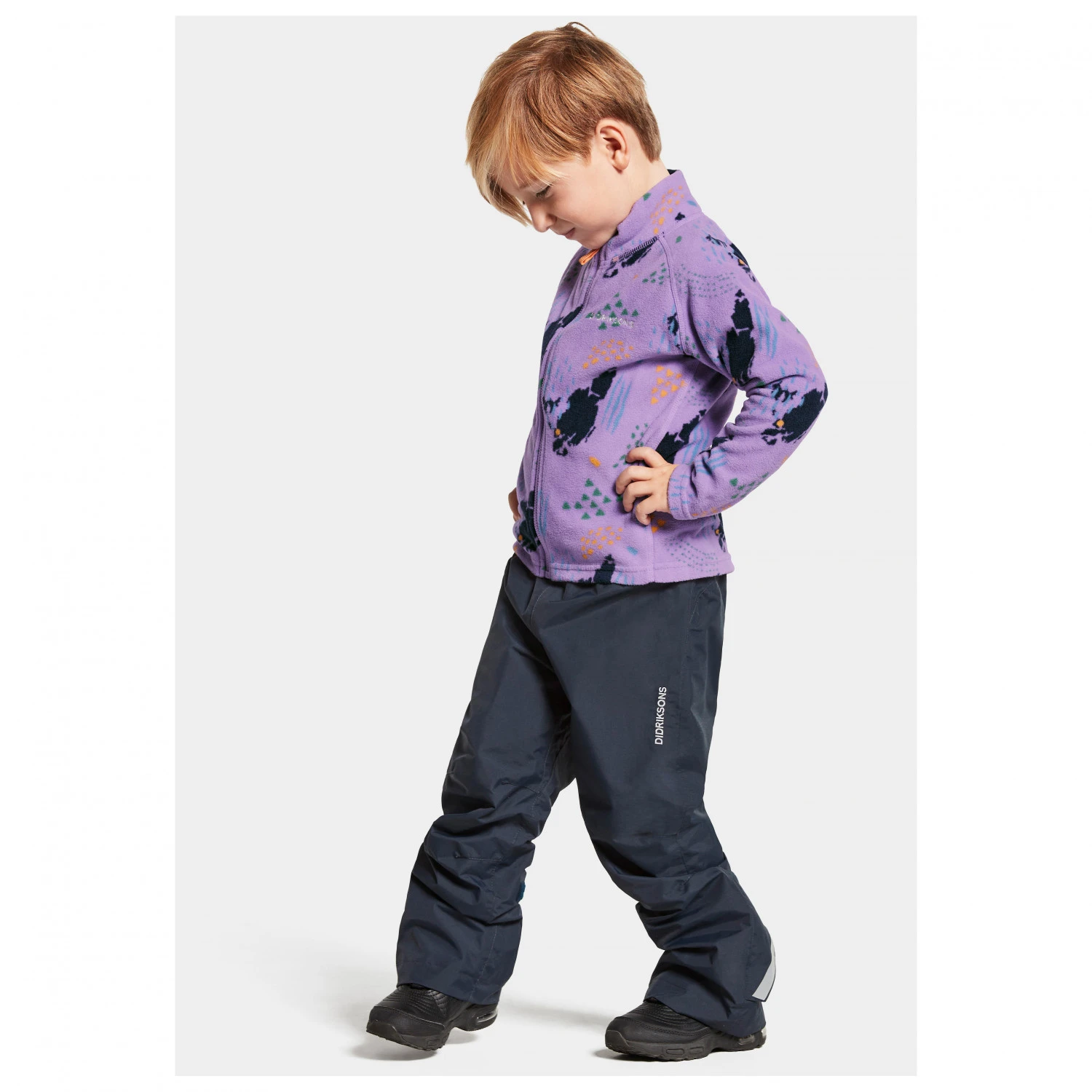 DIDRIKSONS Kid's Monte Printed Full Zip 8 - Fleece Jacket - Image 5