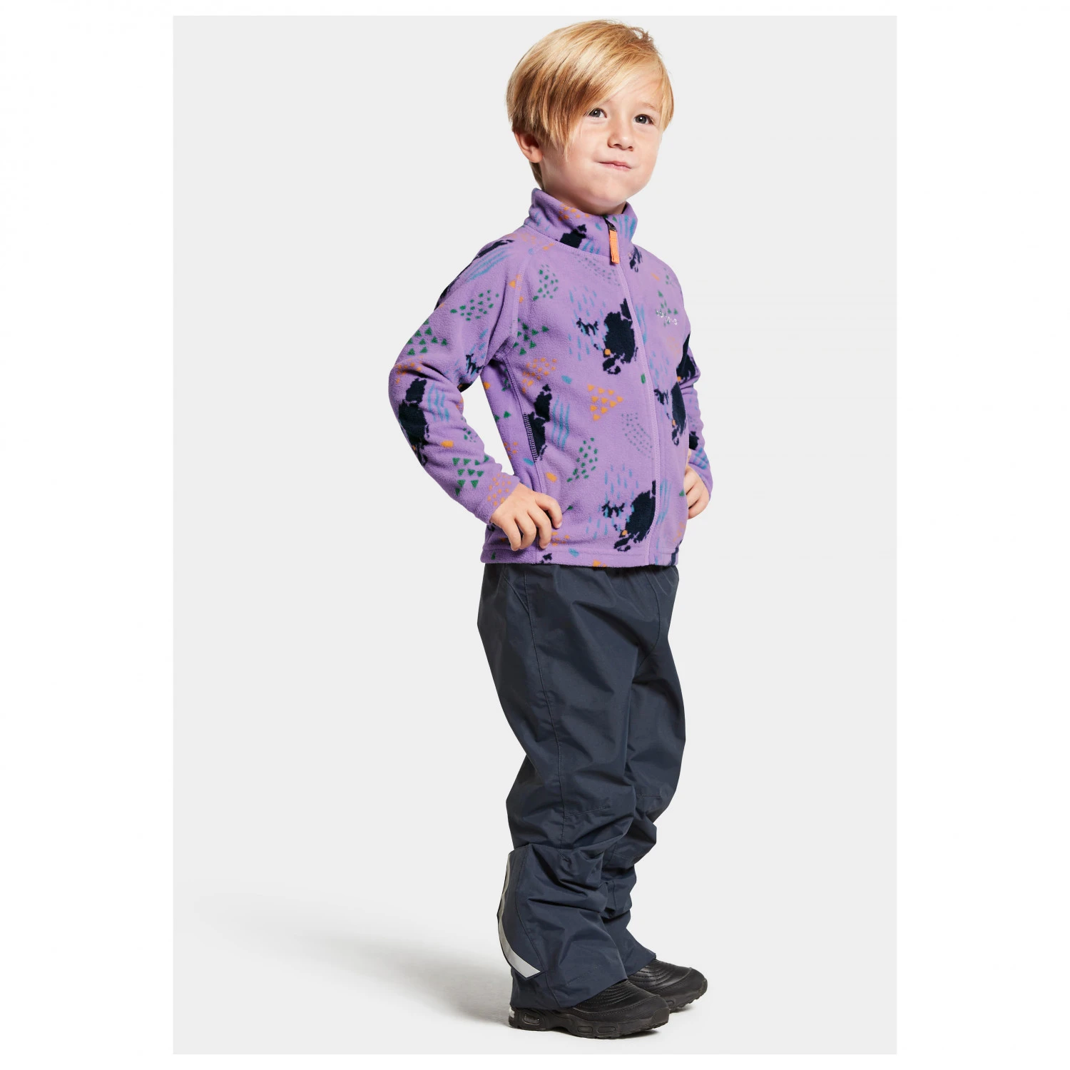 DIDRIKSONS Kid's Monte Printed Full Zip 8 - Fleece Jacket - Image 7