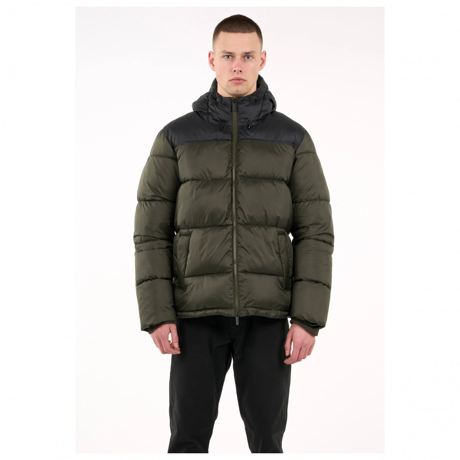 KnowledgeCotton Apparel Thermore Puffer Color Blocked Jacket Thermo Active - Synthetic Jacket - Image 3