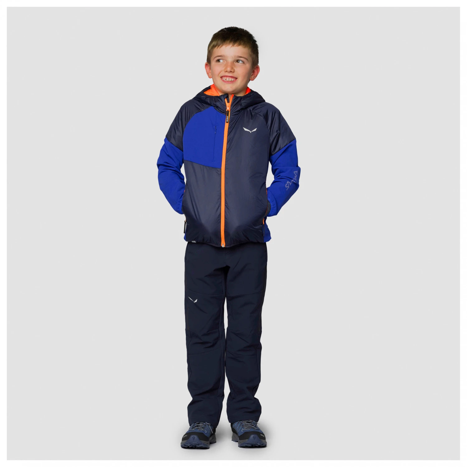 SALEWA Kid's Ortles Hybrid Tirol Wool Responsive Jacket - Synthetic Jacket - Image 2