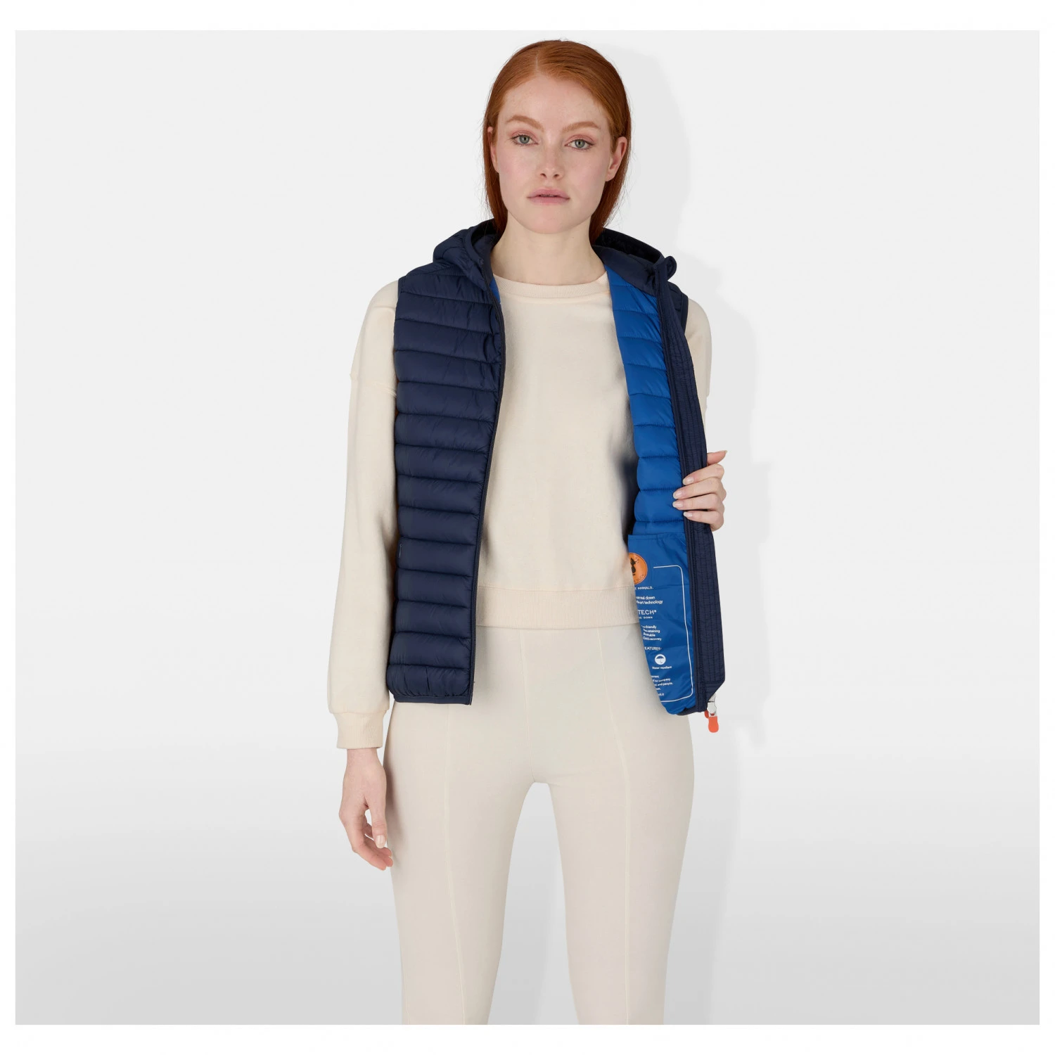 SAVE THE DUCK Women's Dia Hooded Vest - Synthetic Jacket - Image 5