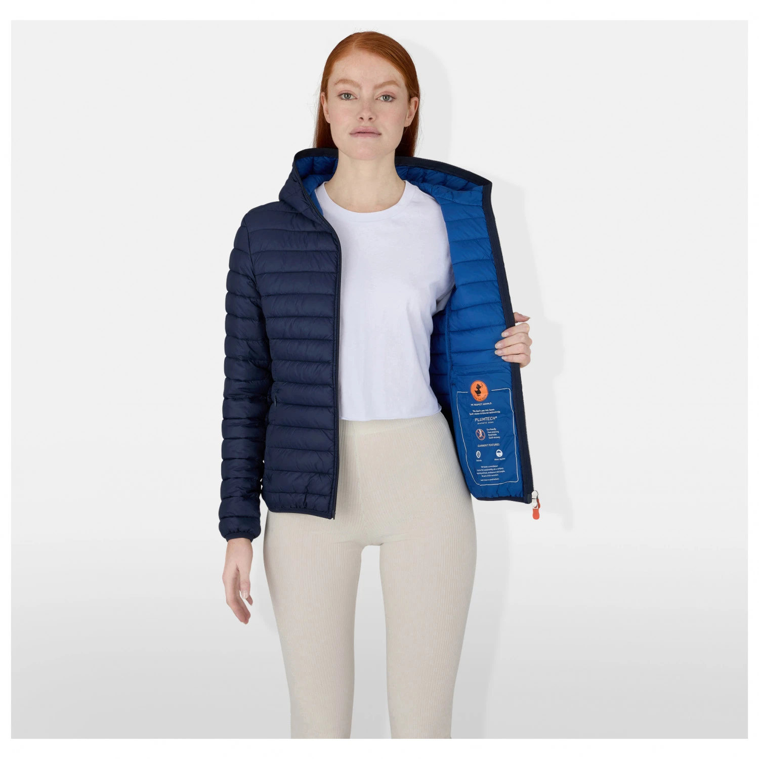 SAVE THE DUCK Women's Dizy Hooded Jacket - Synthetic Jacket - Image 5
