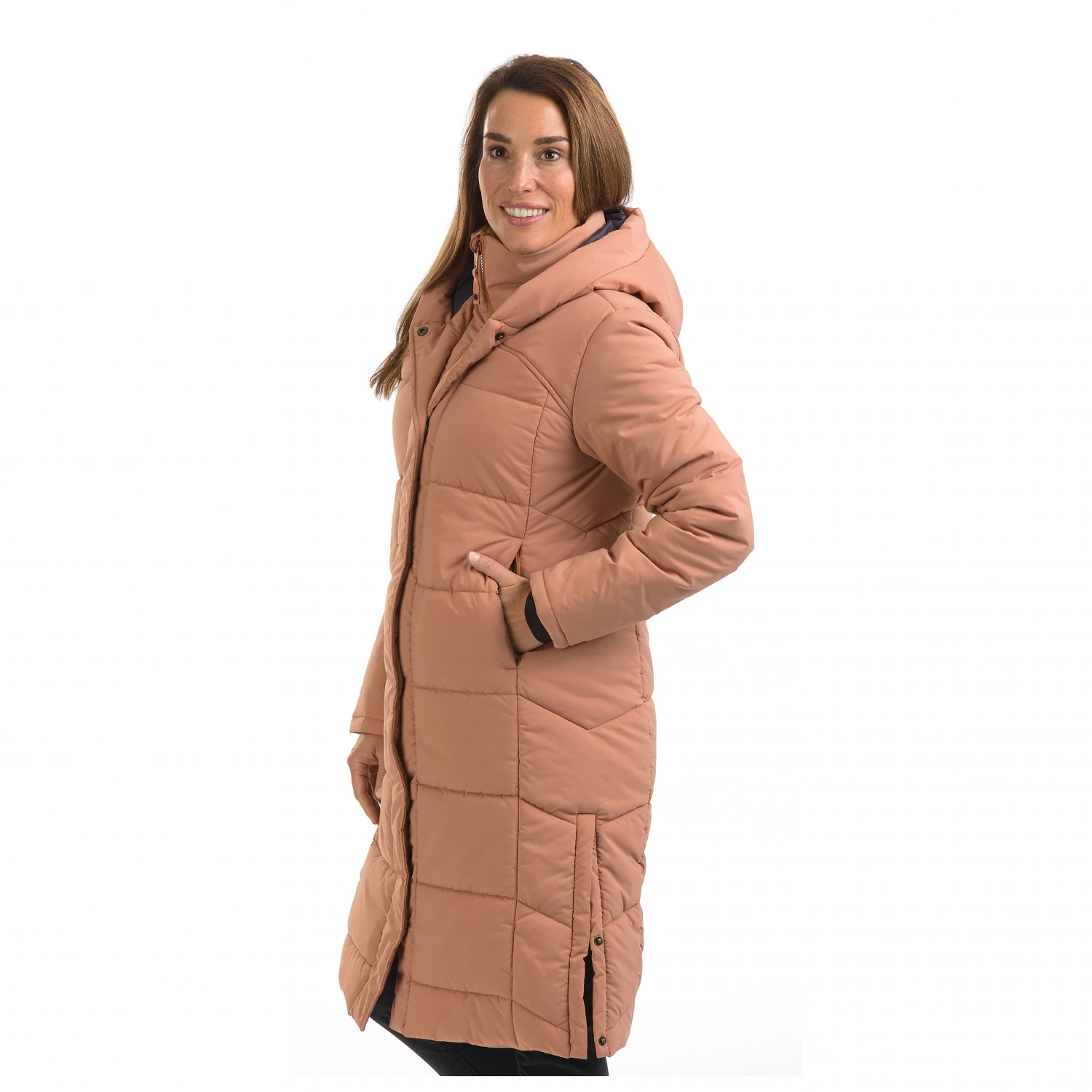 Sherpa Women's Kabru Hooded Longline Coat - Coat - Image 11
